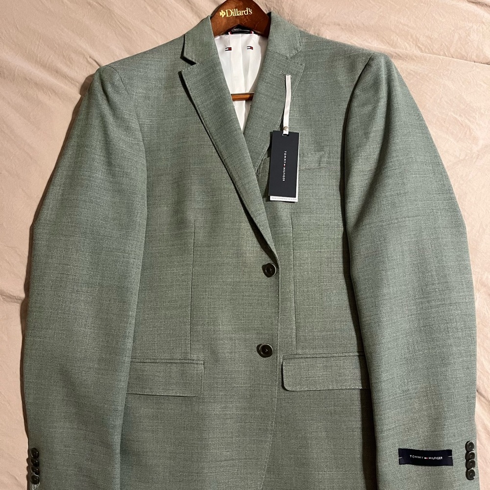 Tommy Hilfiger Mens Sport Coat Green 42 Regular. NWT
